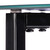 Relaxdays Runder Beistelltisch aus Glas und Metall, dekorativer Loungetisch, HxBxT: 51 x 50 x 50 cm, verschiedene Farben