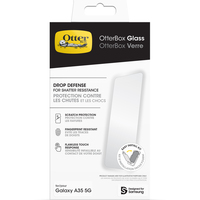 OtterBox Glass Samsung Galaxy A35 5G - Transparent - Displayschutzglas/Displayschutzfolie/Panzerglas - gehärtetes Glas, x2 Schutz vor Brüchen, Kratzern und Stürzen