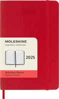 MOLESKINE Agenda Classic Pocket 2025 056999270230 1T/1S scharlachrot SC 9x14cm