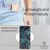 NALIA Chiaro Glitter Cover compatibile con Samsung Galaxy S22 Plus Custodia, Traslucido Anti-Giallo Copertura Brillantini Sottile Silicone Glitterata Protezione, Case Diamante G...