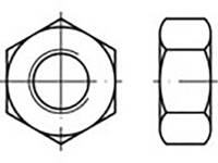 TOOLCRAFT TO-6860862 Hatlap anyák M120 DIN 934 Acél 1 db