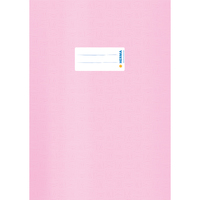 Heftumschlag, für Hefte A4, Polapropaylen-Folie, 21 x 29,7 cm, rosa gedeckt