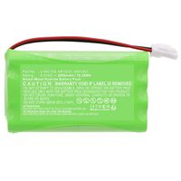 Battery for BOSCH Smart Home 19.20Wh Ni-MH 9.6V 2000mAh Green for Axovia 220 B, Axovia Multi Pro, Dexxo Pro, Dexxo Reihe, Elixo 500 3S Handy-Ersatzteile