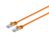 RJ45 patch cord S/FTP (PiMF), w. CAT 7 raw cable 10m Orange 4x2xAWG 26, CU Cavi di rete