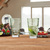 LEONARDO Trinkglas VARIO Set aus 6 Wassergläsern, 6er Set, spülmaschinenfest, Vol. 280 ml grün, 018237