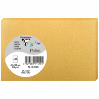 Karte Pollen 82x128mm 210g VE=25 Stück gold