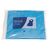Disposable Bib Aprons - Blue Polythene 14.5 Micron Water Resistant - Pack of 100