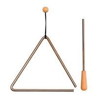 Triangel mit Klangstab / Schlägel, Instrument Musikinstrument Musik, 20 cm