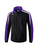 Liga 2.0 Allwetterjacke S schwarz/violet/weiß