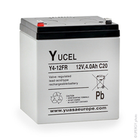 Unité(s) Batterie plomb AGM YUCEL Y4-12FR 12V 4Ah F4.8