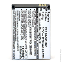 Batterie(s) Batterie PDA 3.7V 1750mAh