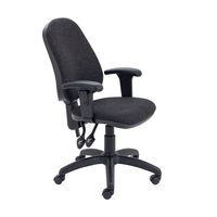 Twin lever operator chair