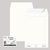 Busta a sacco Kami Strip - 16,2 x 22,9 cm - 100 gr - carta riciclata FSC® - bianco - Pigna - conf. 500 pezzi