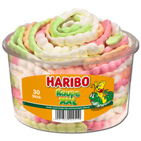 Haribo Raupe XXL, Schaumzucker, 30 Stück