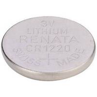 CR1220 lítium gombelem, 3 V, 40 mA, Renata BR1220, DL1220, ECR1220, KCR1220, KL1220, KECR1220, LM1220