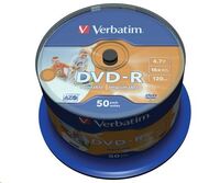 Verbatim DVD-R 4.7GB 16x DVD lemez nyomtatható 50db/henger (43744/43533)