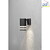 Außen-Wandstrahler MODENA DOWN, mit Öffnung für seitlichen Lichtanteil, GU10 max. 35W, Schwarz, Aluminium / Acrylglas klar