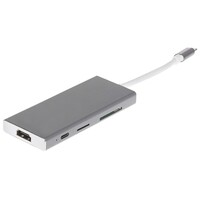 USB-C Multiport Hub 3x USB-A 3.0 / HDMI 4K / USB-C PD / SD & MicroSD Card Reader