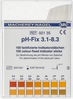 3,1 ... 8,3pH Tiras indicadoras de pH-Fix especiales
