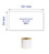 Rollen-Etiketten Paketaufkleber, 54 x 101 mm, 1 Rolle/220 Etiketten, weiß