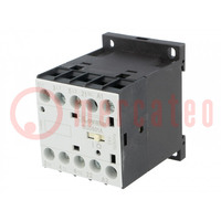 Contactor: 3-pole; NO x3; Auxiliary contacts: NC; 24VAC; 6A; BG