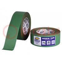 Tape: sealing; W: 50mm; L: 25m; Thk: 250um; green; acrylic; max.100°C