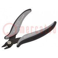 Pliers; cutting,miniature,curved; ESD; 138mm; with small chamfer