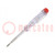 Voltage tester; insulated; slot; SL 3; Blade length: 60mm; 250VAC