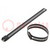 Cable tie; L: 1000mm; W: 7mm; acid resistant steel AISI 316; 445N