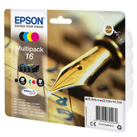 EPSON T1626, Multipack, 16, WF-2010 schwarz, cyan, magenta, yellow