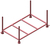 Modellbeispiel: Stapelpalette mit Kranösen, 1,5 x 0,87 x 0,6 m, lackiert (Art. 50200-0)
