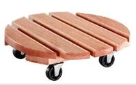 Castor Multi Roller Toscana - 29cm, Round, Red/Brown