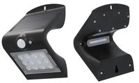 uniTEC Solar-LED-Wandleuchte mit Bewegungsmelder, schwarz (11580699)