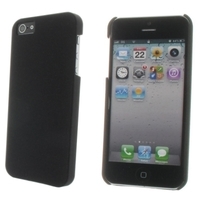 Hard Case / Back Cover für Apple iPhone SE (2016), iPhone 5S, iPhone 5 - rauer Oberfläche - Schwarz