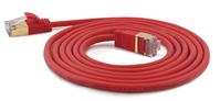 WANTECWIRE SL-7163-WE EXTRA FINA PATCH CABLE CON TOP CALIDAD ROJO