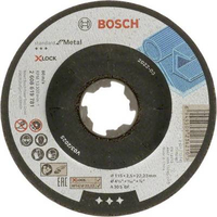 BOSCH ACCESSORIES 1X DISCO DE CORTE X-LOCK STANDARD FOR METAL (PARA METAL, Ø 115 X 2,5 22,23 MM, RECTO, ACCESORIO AMOLADORA)