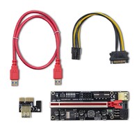 Riser PCI-E 1x - 16X | USB 3.0 | ver. 010S | SATA/PCI-E 6 pin