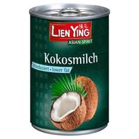 Lien Ying Kokosmilch fettreduziert, 400ml