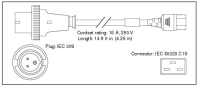 Cisco CAB-AC-2500W-INT= cable de transmisión Negro 4,26 m IEC 309 C19 acoplador