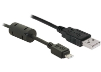 DeLOCK USB 2.0 Cable - 1.0m USB kábel 1 M USB A Micro-USB A Fekete