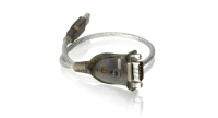 iogear USB to Serial RS-232 Adapter seriële kabel Grijs 0,4 m USB Type-A DB-9