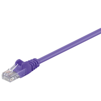 Goobay 95228-GB cavo di rete Porpora 2 m Cat5e U/UTP (UTP)