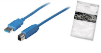shiverpeaks 1m USB A - USB B USB Kabel USB 3.2 Gen 1 (3.1 Gen 1) Blau