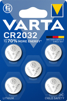 Varta LITHIUM Coin CR2032 (Batteria a bottone, 3V) Blister da 5
