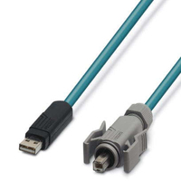 Phoenix 1653922 USB cable 5 m USB A USB B Blue