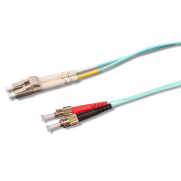 Uniformatic 2m LC-ST câble de fibre optique OM3 Bleu