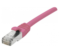 CUC Exertis Connect 854377 netwerkkabel Roze 1,5 m Cat6a S/FTP (S-STP)