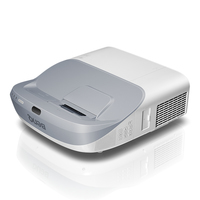 BenQ MW864UST vidéo-projecteur Projecteur à focale ultra courte 3300 ANSI lumens DLP WXGA (1280x800) Argent, Blanc