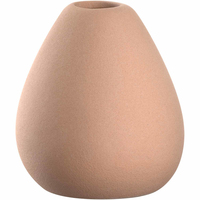 LEONARDO LUMINOSA Vase Vase mit runder Form Keramik Aprikose