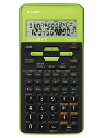Sharp EL-531TH calculator Pocket Wetenschappelijke rekenmachine Zwart, Groen